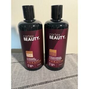 Cortex Beauty Keratin Extreme Moisture Shampoo and Conditioner Bundle 16oz each